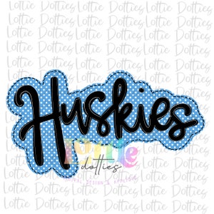 Huskies Png - Digital Designs - Mascot Team Design