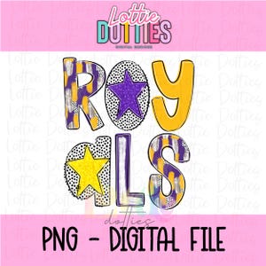 Royals PNG - Royals Sublimation - Mascots - Mascot Design