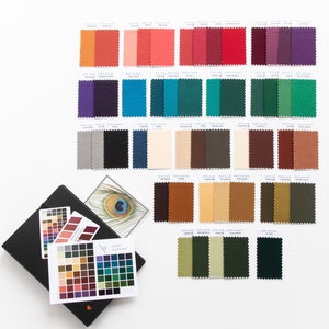 Dark Autumn - The ULTIMATE COLLECTION of Fifty Fabric Swatches