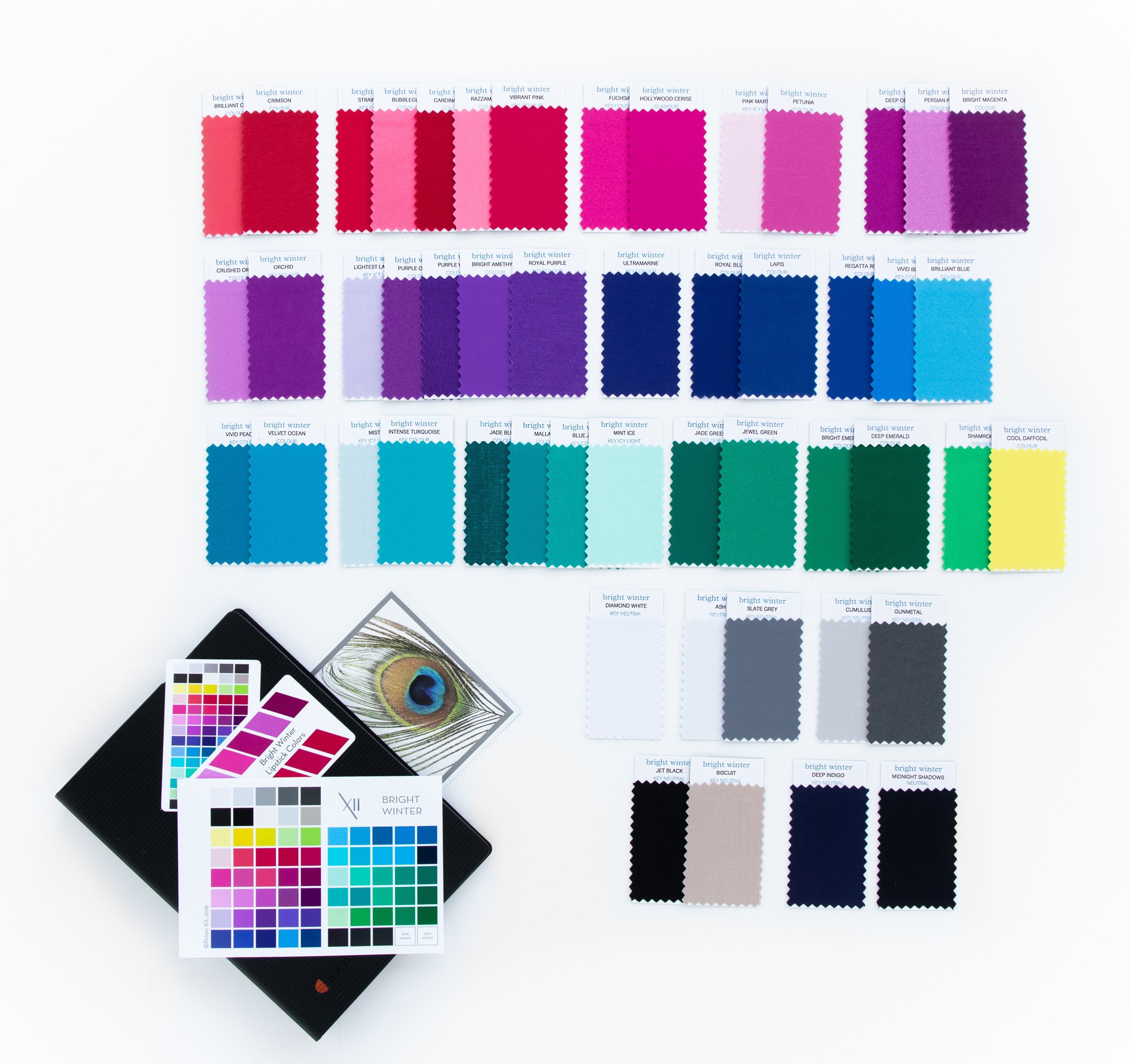 Color Analysis Kit 12 Season Color Palettes. DIY Swatches, Drapes