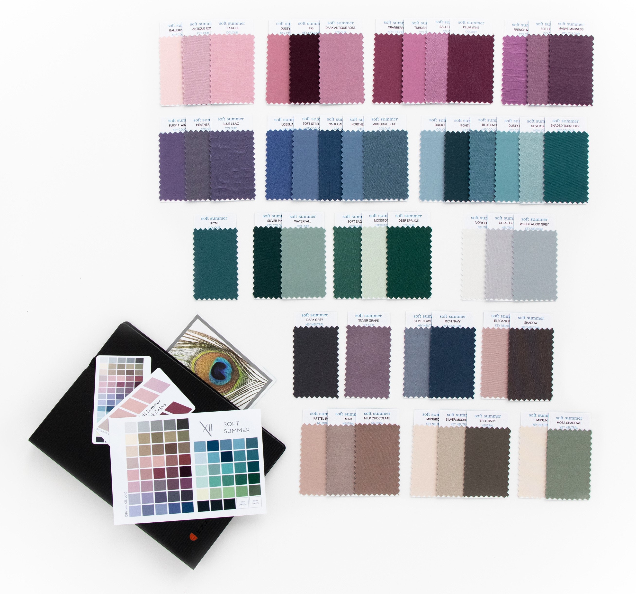 Soft Summer the ULTIMATE COLLECTION of Fifty Fabric Swatches 