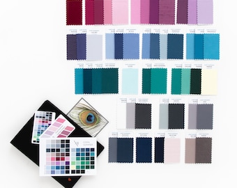 Cool Summer - The ULTIMATE COLLECTION of Fifty Fabric Swatches