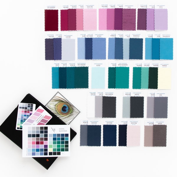 Cool Summer - The ULTIMATE COLLECTION of Fifty Fabric Swatches