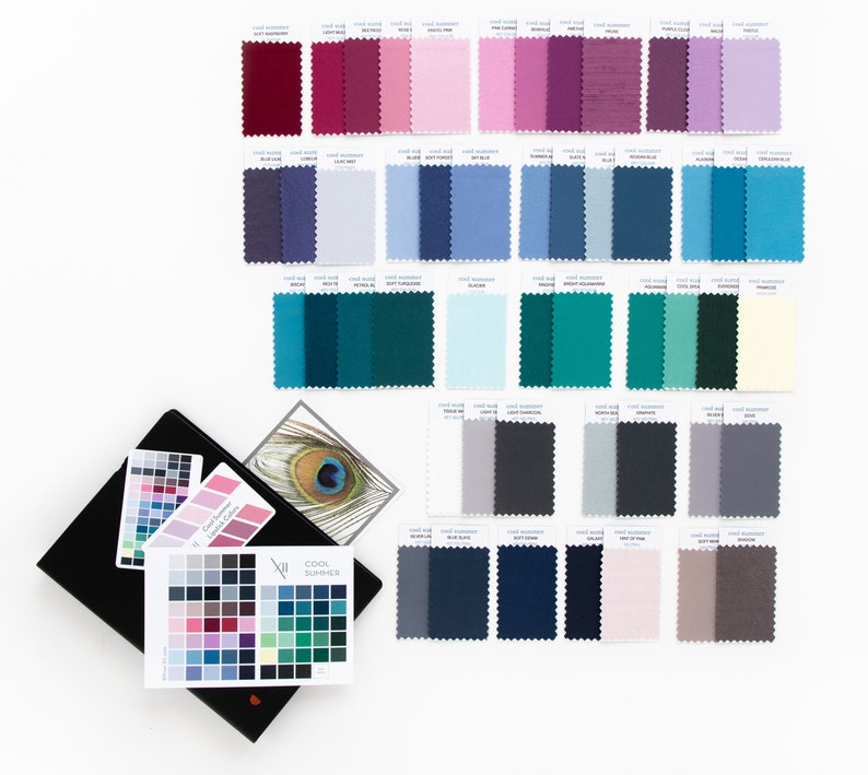 Cool Summer The ULTIMATE COLLECTION of Fifty Fabric Swatches zdjęcie 1