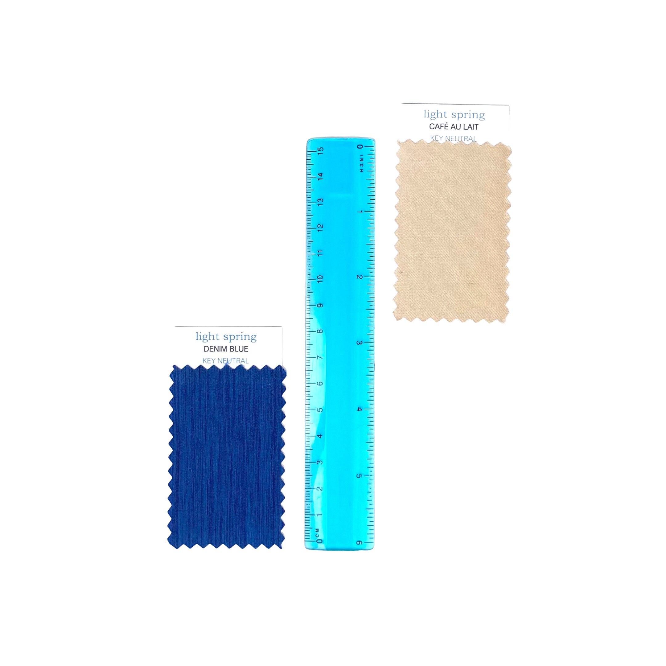 True Spring Swatch Wallet Light Spring Swatches Top 22 Collection- (colours and Neutrals) in a ...