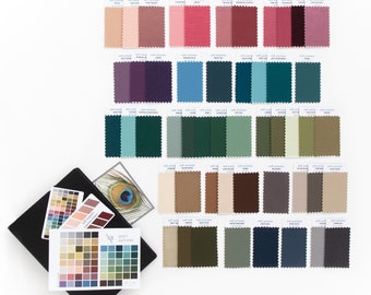 Soft Autumn - The ULTIMATE COLLECTION of Fifty Fabric Swatches