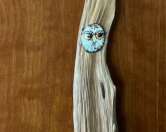 Owl decor, owl wall art, owl wall decor, owl handmade, hand painted owl, owl gift