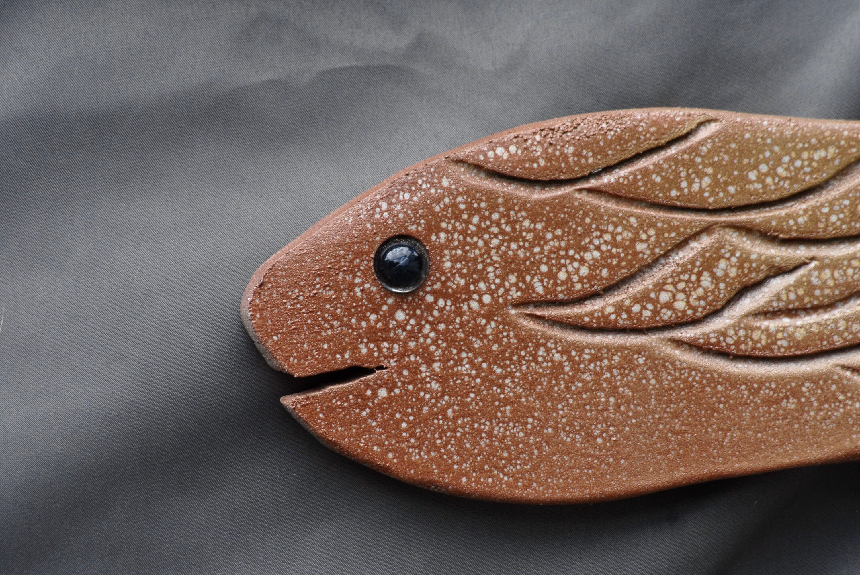 Carved Fish Wood Art Wood Fish Art Whimsical Fish Handcrafted Wall ...