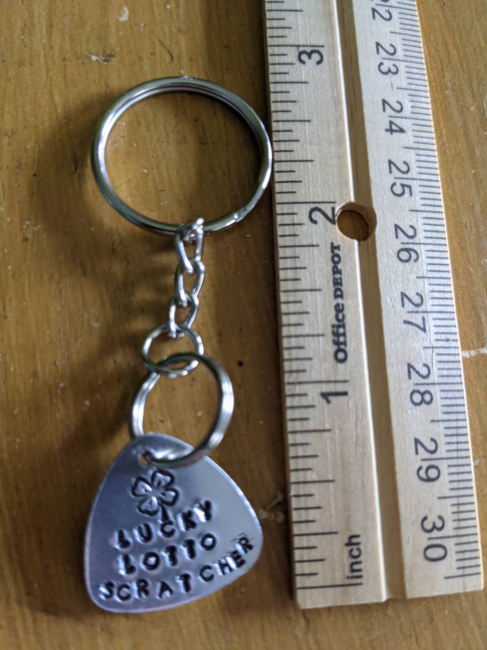 Lucky Lotto Scratcher Keychain Etsy UK