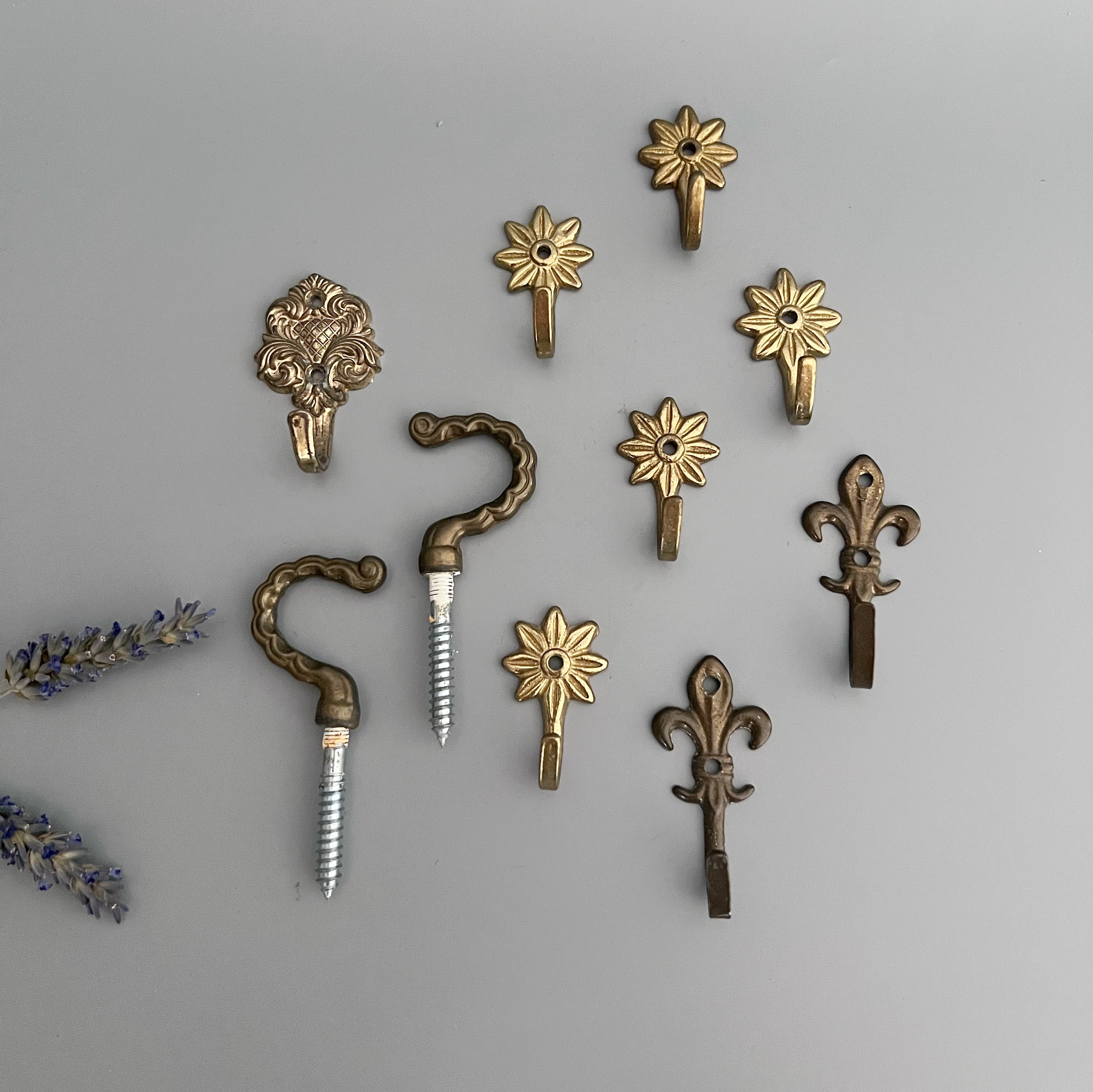 Small Gold Wall Hook Etsy