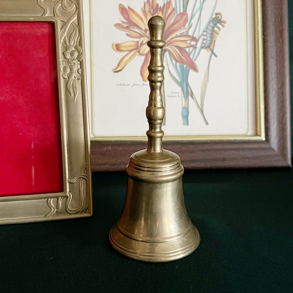 Altar Handglocke aus Messing 16 cm, Vintage