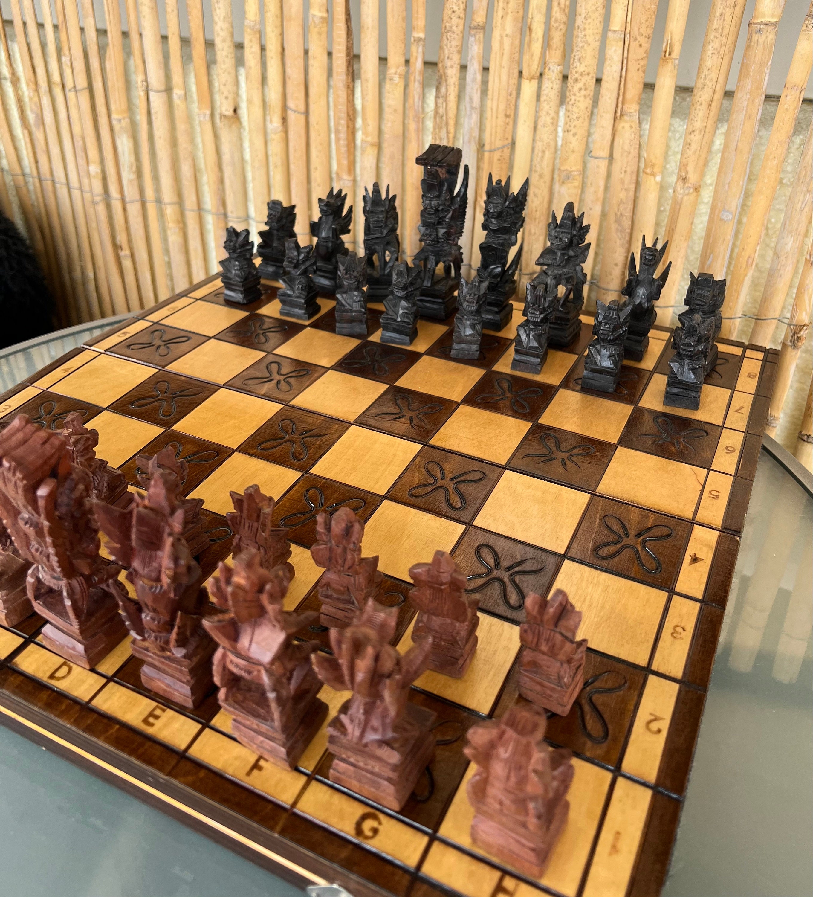 Chess Chivalry, Schachsets, Schachfiguren