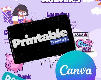 OT Home Activities Printable | Pediatric Therapy Handout (Digital Download)