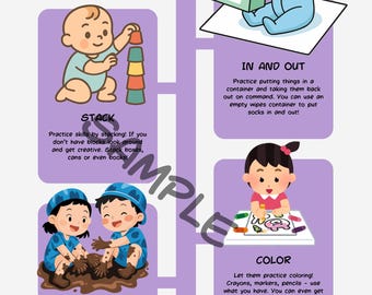 OT Home Activities Printable | Pediatric Therapy Handout (Digital Download)