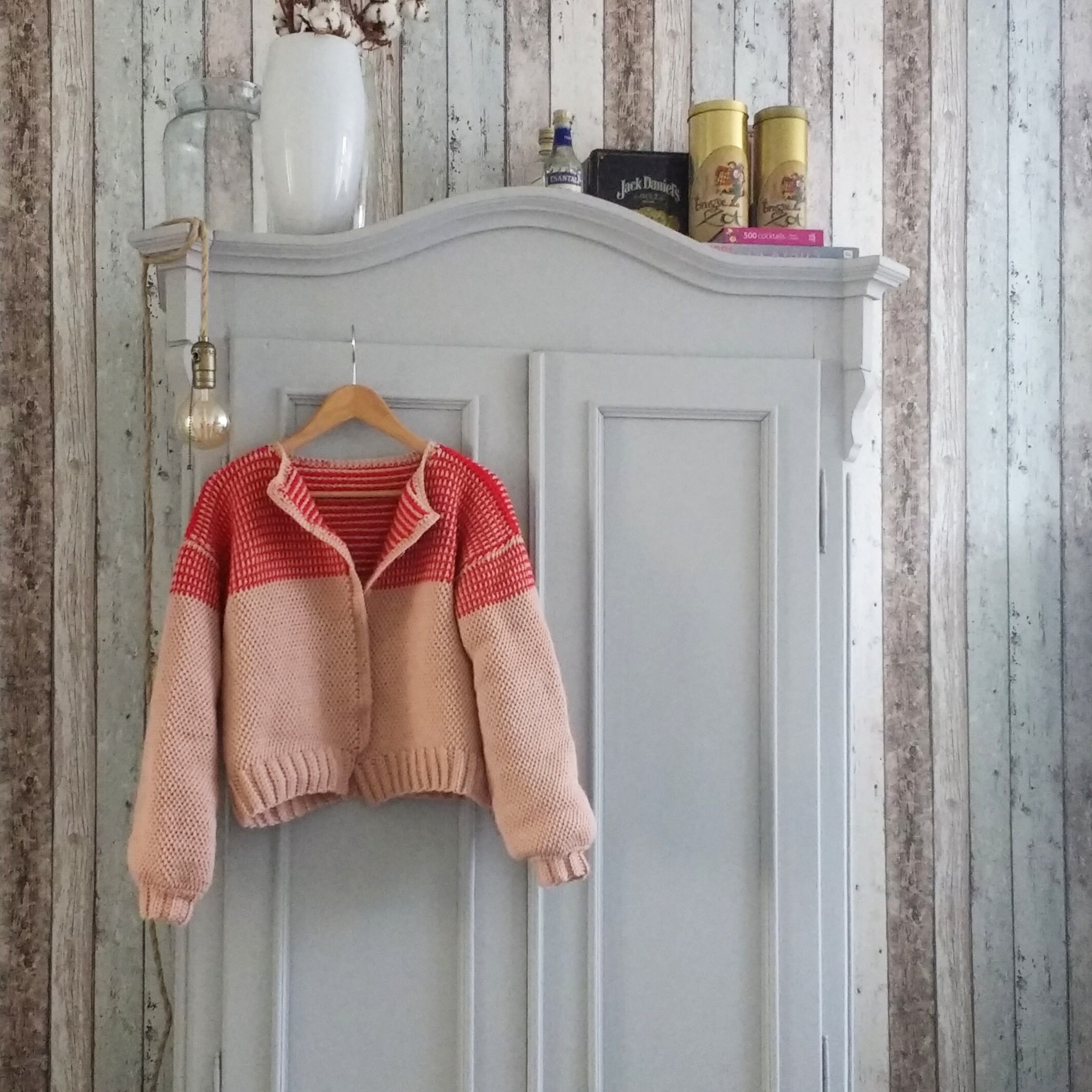 Candy Cane Cardigan Etsy