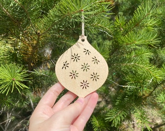 Wooden Ornament Set | Laser Cut Ornaments | Christmas Tree