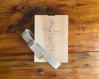 Mini Flower Press 5x7 | hiking flower press, botanical press, wildflower press, gift for her, Mother’s Day gift, gifts for kids, gardening
