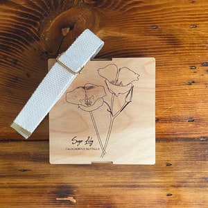 Mini Flower Press | hiking flower press, botanical press, wildflower press, gift for her, Mother’s Day gift, gifts for kids, gardening
