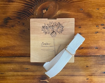 Mini Flower Press 5x5 | hiking flower press, botanical press, wildflower press, gift for her, Mother’s Day gift, gifts for kids, gardening