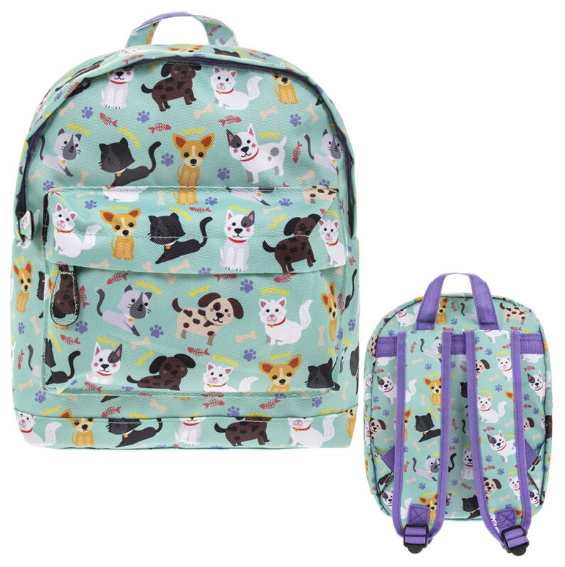 Personalised Cats & Dogs Mini Backpack for Children School Etsy UK