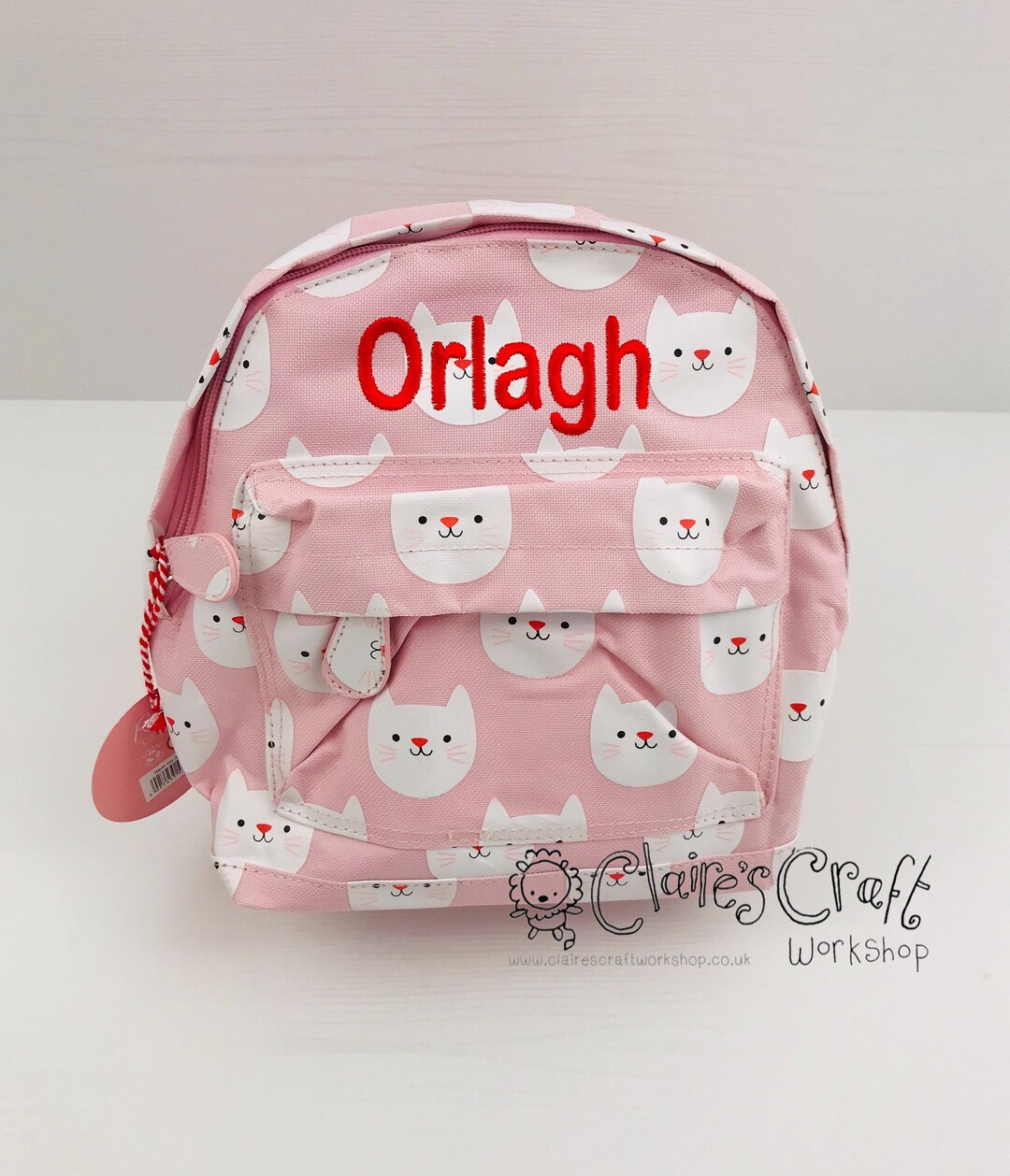 Personalised Cat Mini Backpack for Children School Bag Etsy UK
