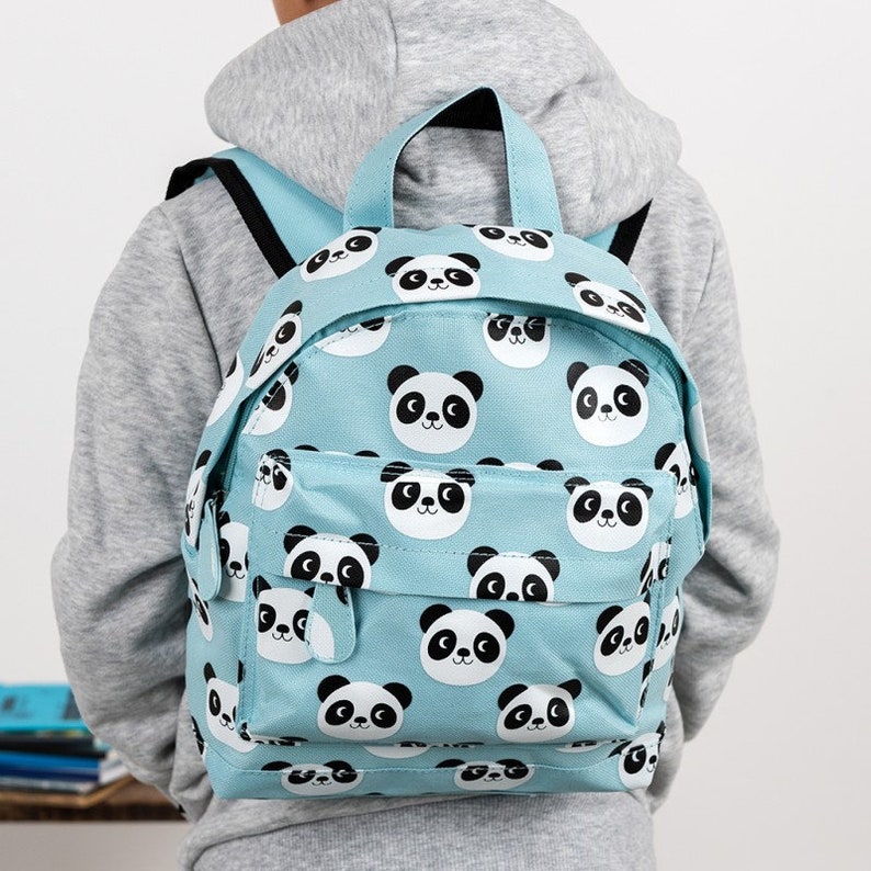 Personalised Panda Mini Backpack for Children School Bag Etsy
