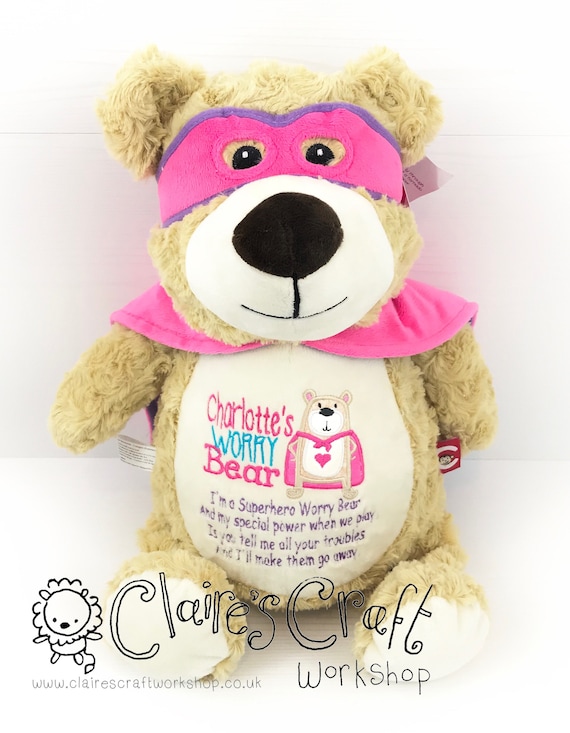 superhero teddy bear