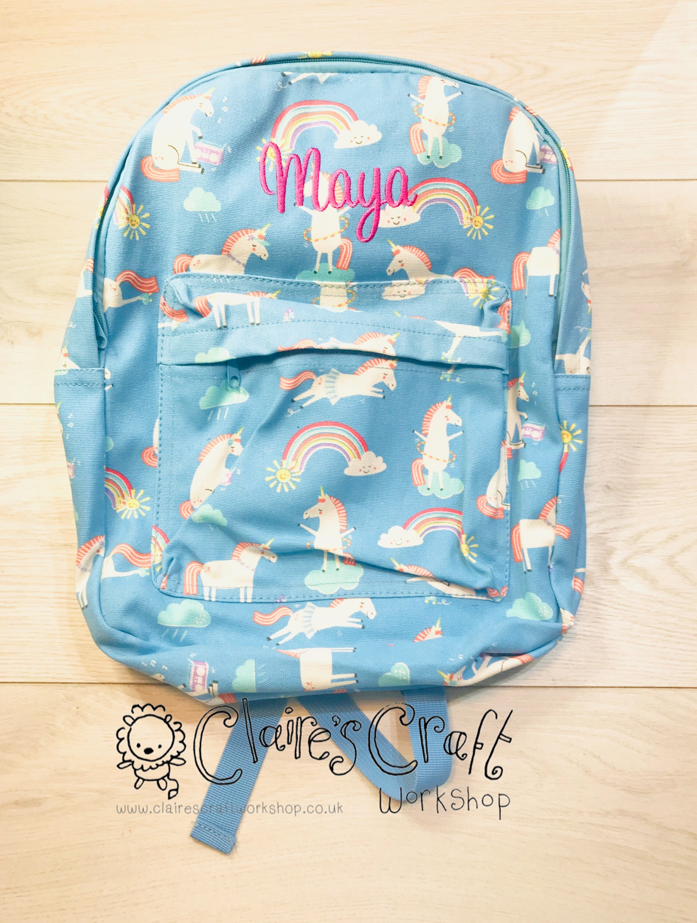 Personalised Large Unicorn Backpack for Children School Bag Etsy UK
