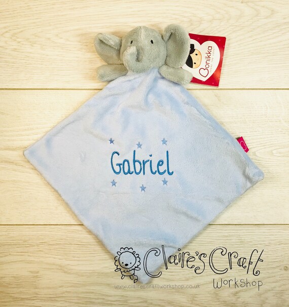 personalised elephant comforter