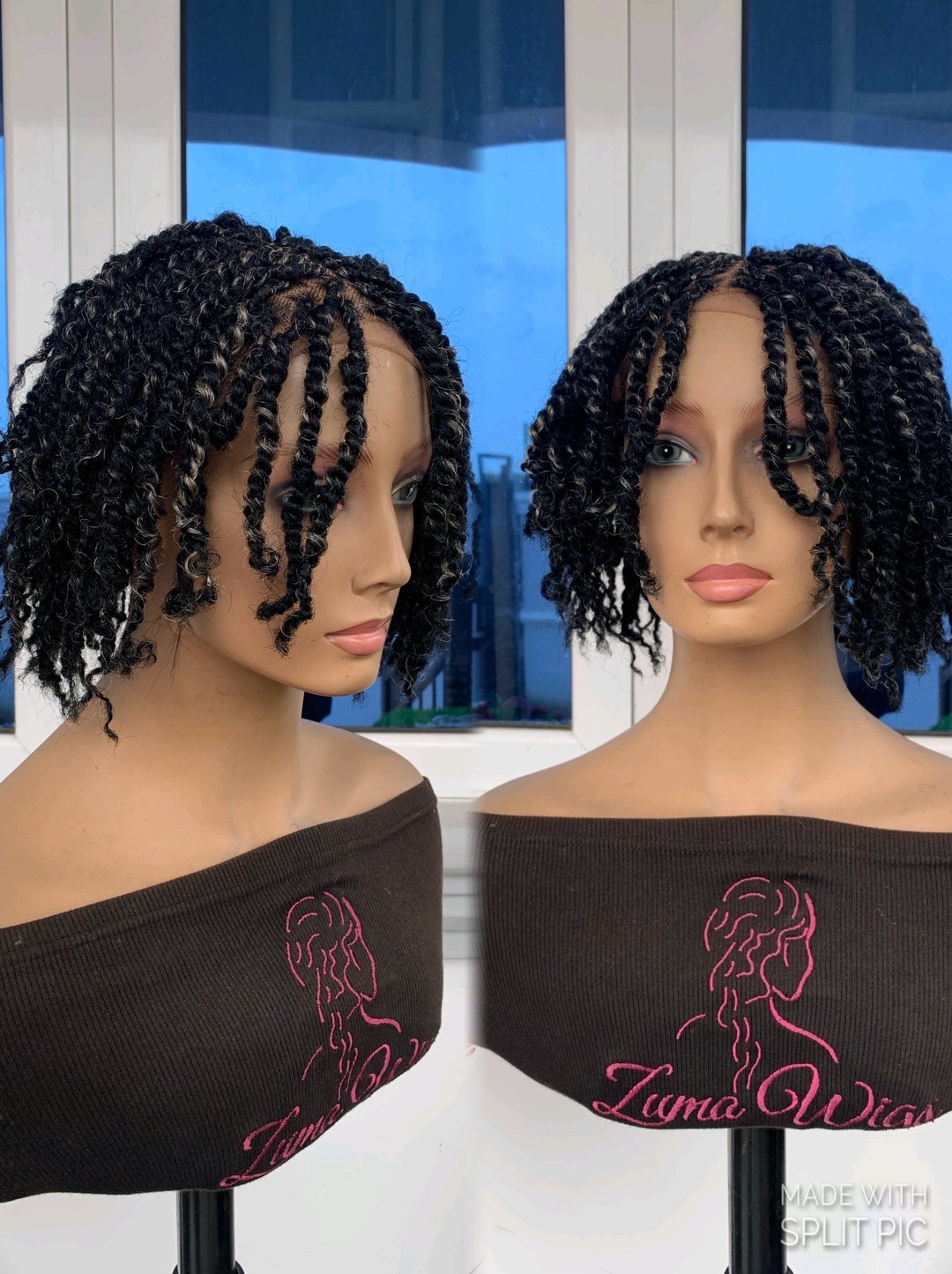 Salt and Pepper Wigs for Black Women, Short Wigs for Older Black Women