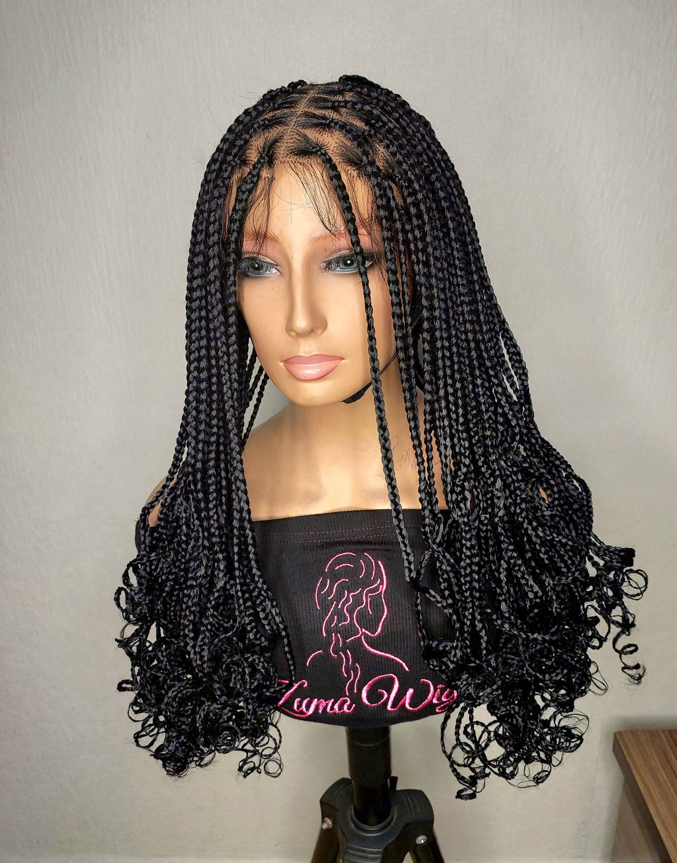 FULL LACE BRAID Wig Full Lace Box Braid Wig Box Braid Wig Etsy