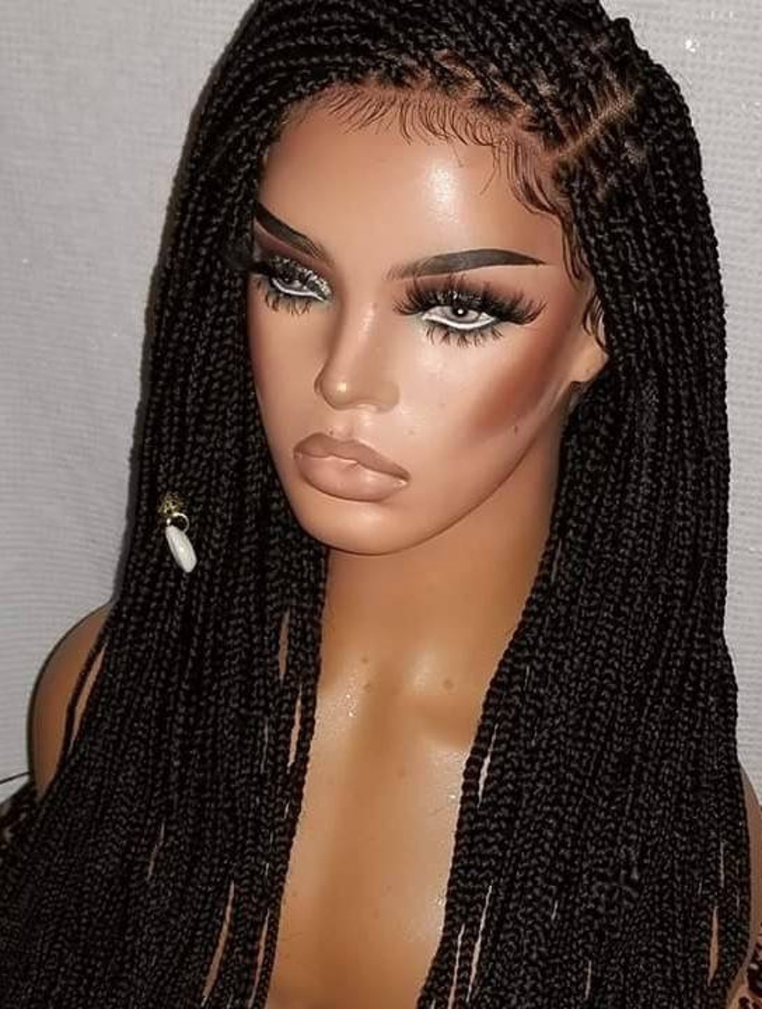 Braids wig,wig for black women, closure wig,micro braids,free