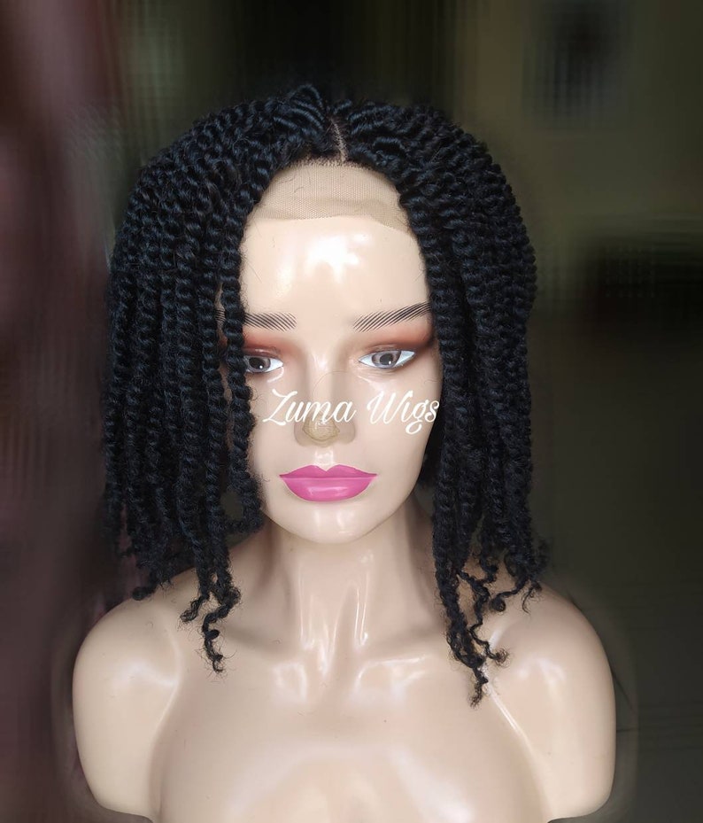 Kinky twists wig braid wig custom made 12 inches Etsy