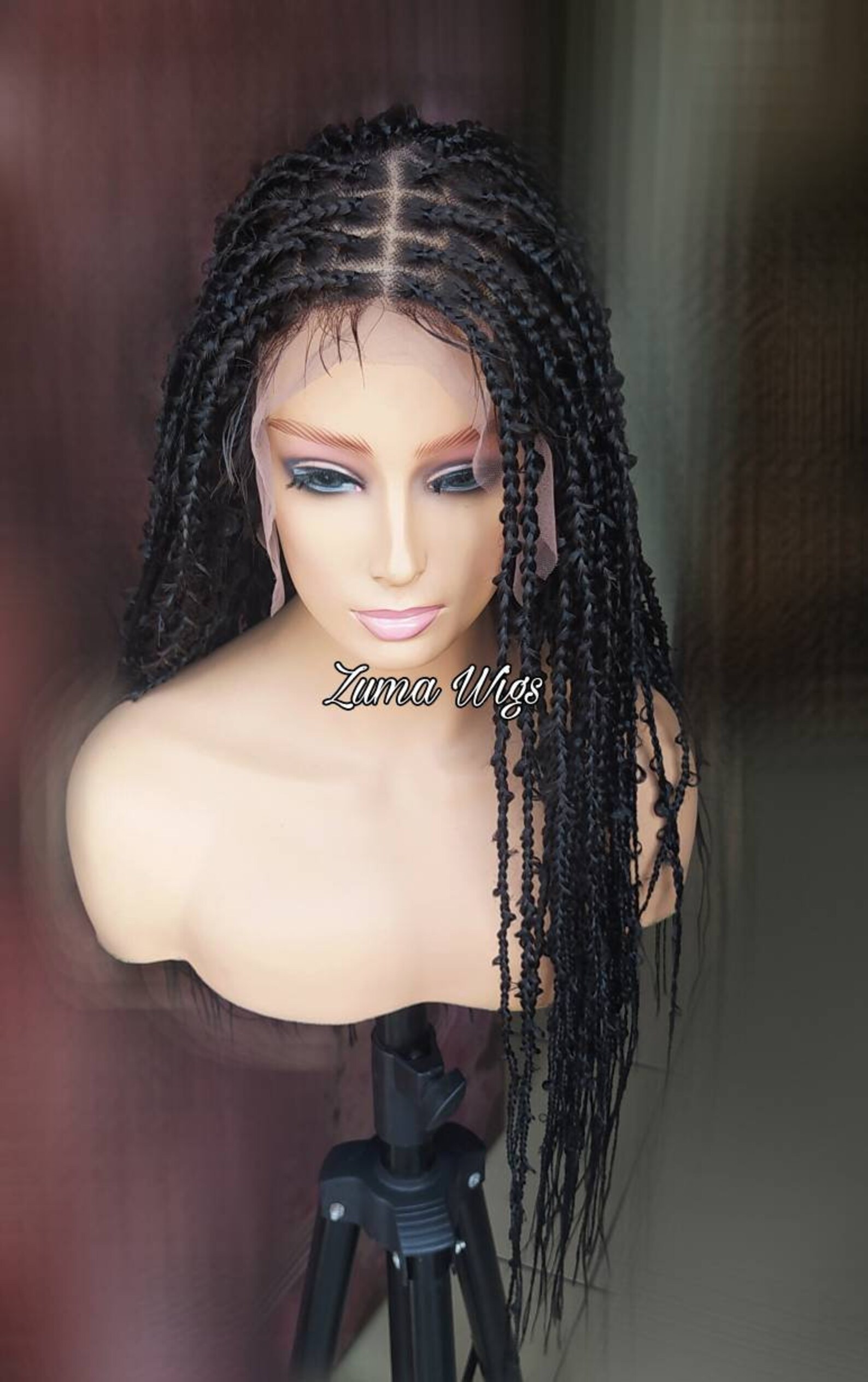 Jungle Braids Butterfly Braids Wig Braided Wig Box Braids Wig Etsy
