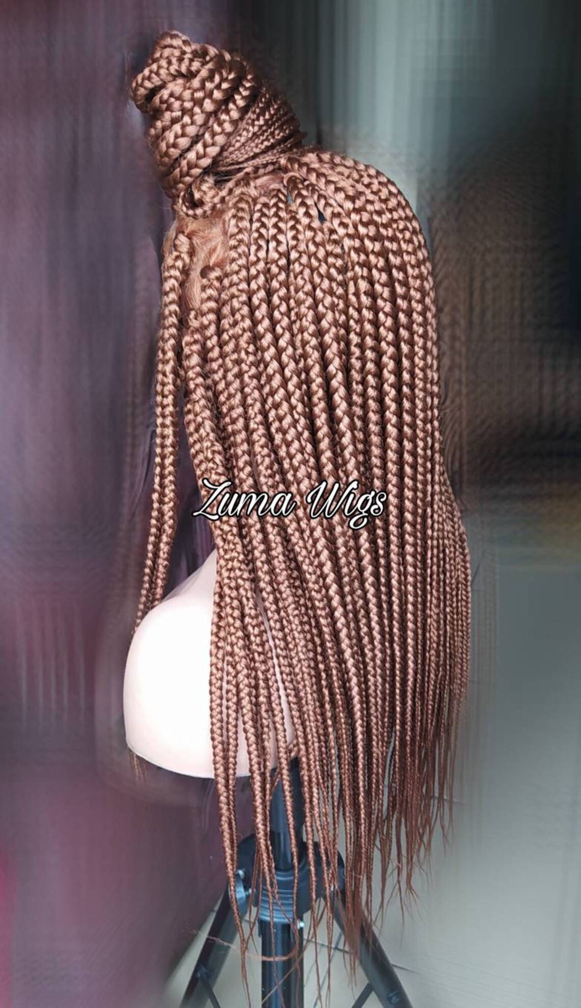 Box Braids Wig Full Lace Box Braid Wig Lace Front Braids Wig Etsy