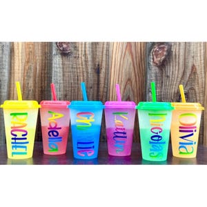 Bomboniere arcobaleno per bambini, tazza scintillante con personalizzazione personalizzata