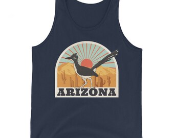 Arizona Roadrunner Unisex Tank | Feminist Retro | Vintage Hipster | Ladies Womens Tee