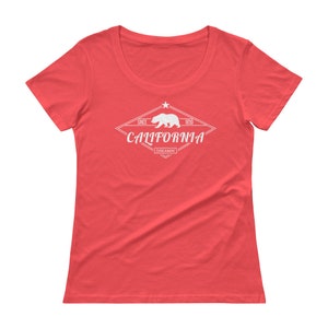 California Since Ladies&#39; Scoopneck T-Shirt | Feminist Shirt, Retro Shirt, California Tee, Southwest Shirt, Vintage Shirt, Hipster Shirt