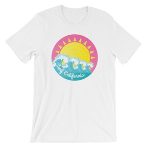 Surf California T-Shirt | Feminist Shirt, Retro Shirt, California Tee, West Coast Shirt, Vintage Shirt, Hipster Shirt, Cali Tee