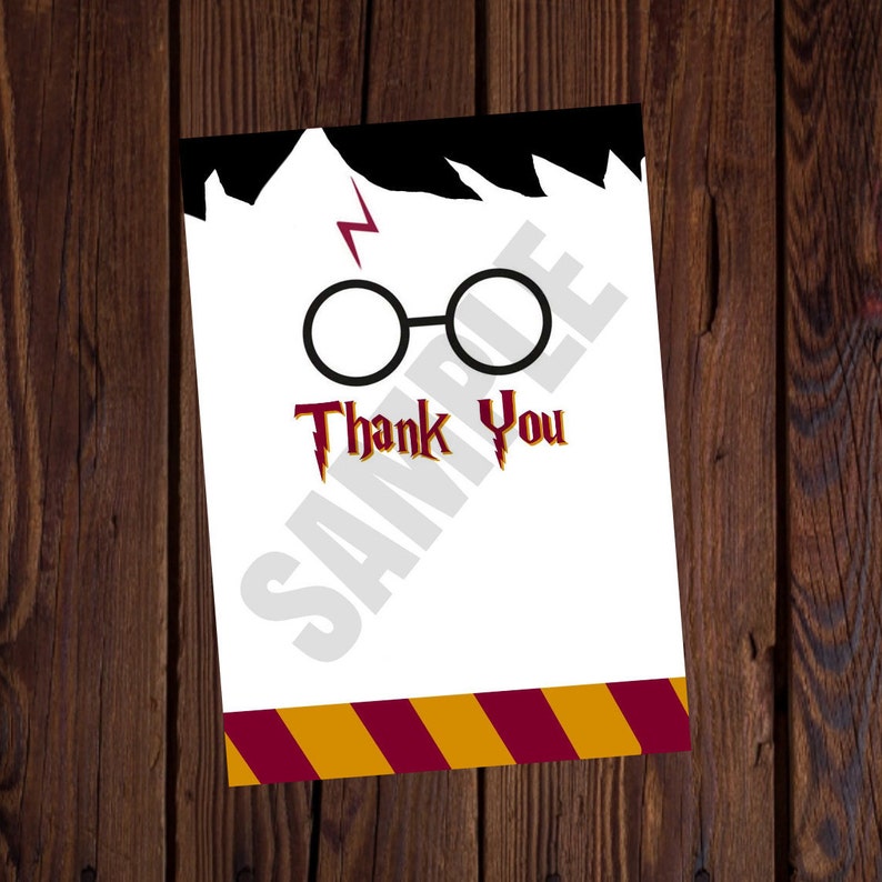 Invitación de cumpleaños imprimible de Harry Potter inspirado | Etsy