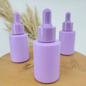 One Glass Dropper Bottle 30 ml | Glass Essential Oil Serum Dropper Bottle | Lavender Dropper Bottle