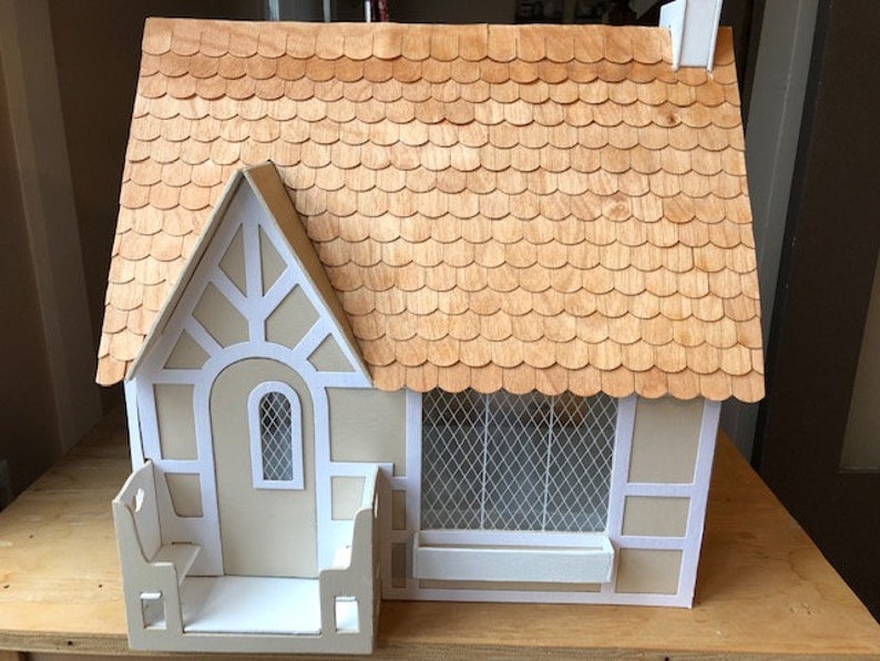 fully assembled dollhouse
