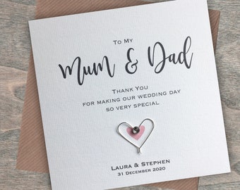 Thank You Parents Etsy Thank You Parents Etsy