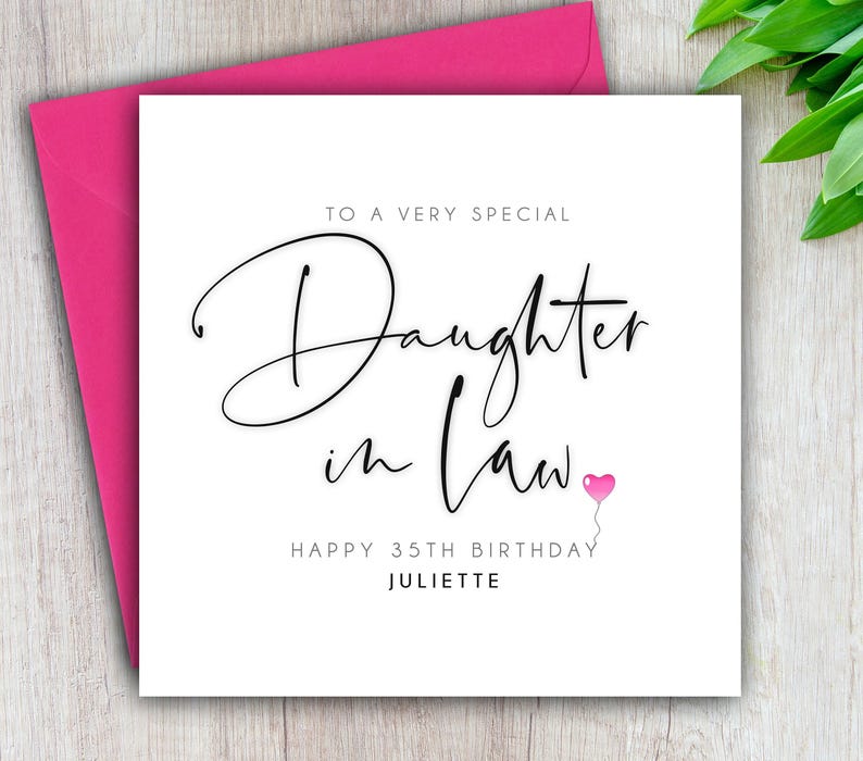 Personalised Daughter, Daughter Birthday Card, Special Daughter, Happy Birthday, Age Card For Her, Teenager, 15th, 18th, 21st, 30th, 40th image 2