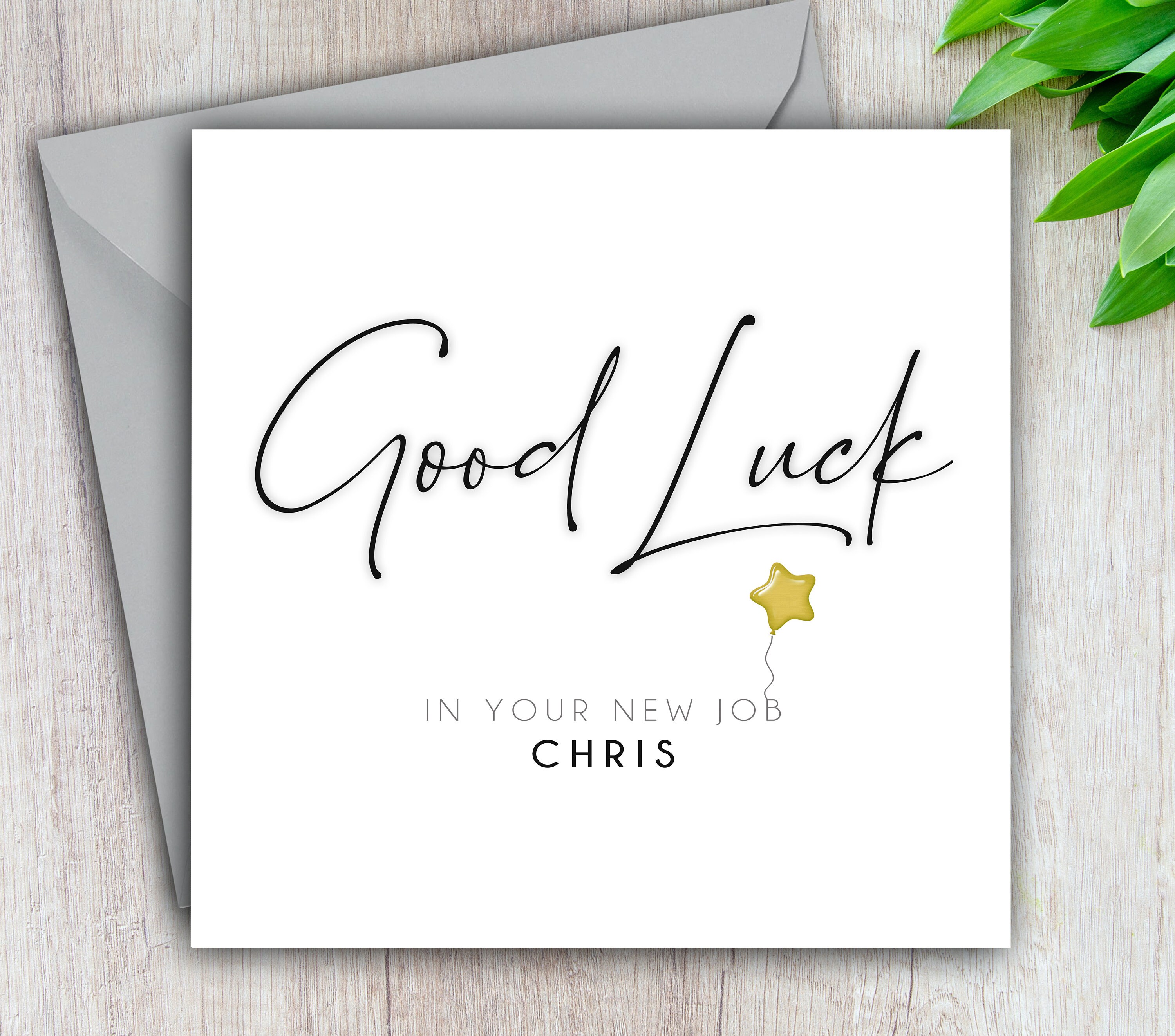 Good Luck in Your New Job Card Good Luck Congratulations - Etsy UK