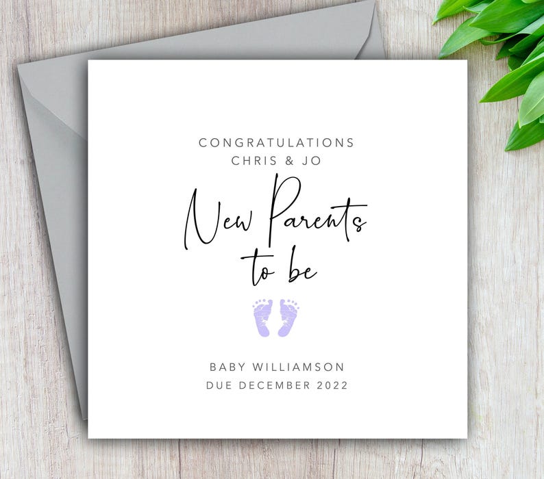 Mummy & Daddy To Be Card, New Parents To Be, Pregnancy Congratulations, Expecting A Baby, LGBT, Gay, Daddy Daddy, Mummy Mummy, Personalised image 2