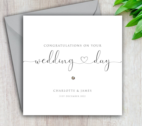 Wedding Card Congratulations Wedding Card Congratulations