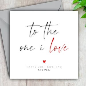 Thinking of You Card Son Friend Personalised /& Handmade Mum Dad Daughter