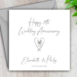 70th Wedding Anniversary Announcements - View #6