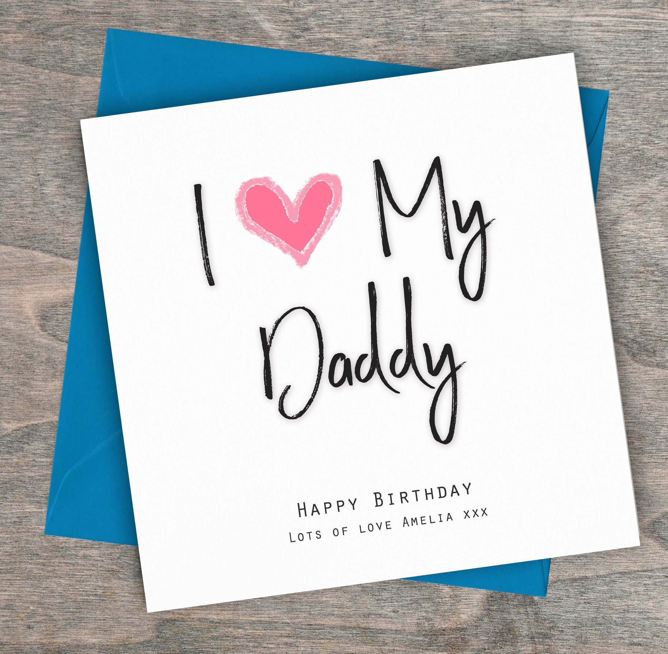 Handmade Birthday Cards For Dad From Daughter